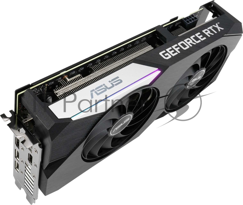 Видеокарта ASUS DUAL-RTX3060TI-O8G-V2 8GB GDDR6 2xHDMI 2.1 3xDP 1.4a