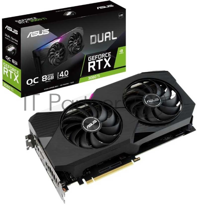 Видеокарта ASUS DUAL-RTX3060TI-O8G-V2 8GB GDDR6 2xHDMI 2.1 3xDP 1.4a