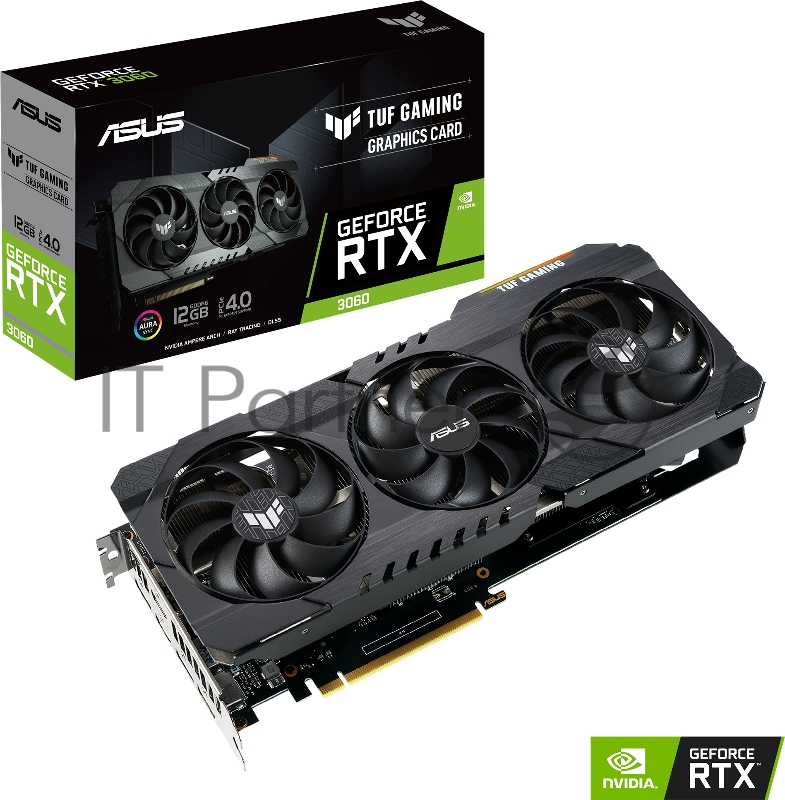 Видеокарта ASUS TUF-RTX3060-O12G-V2-GAMING LHR / RTX3060 HDMI*2 DP*3 12G D6 90YV0GC0-M0NA10