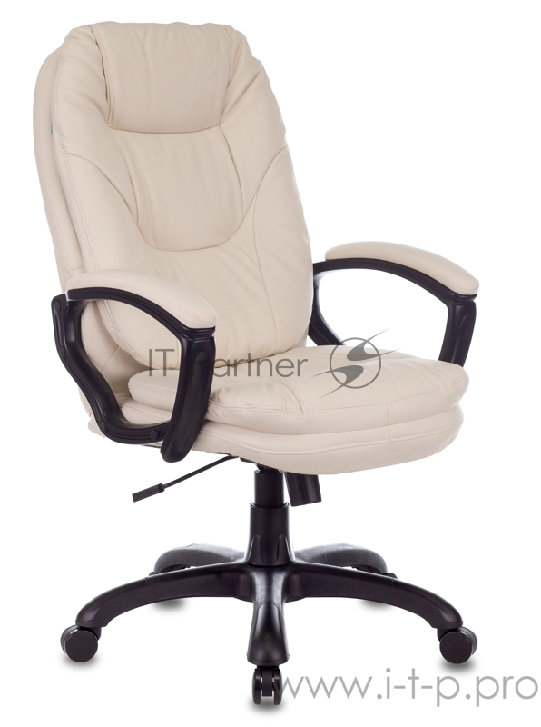 Кресло руководителя Бюрократ CH-868N слоновая кость OR-10 искусственная кожа крестовина пластик