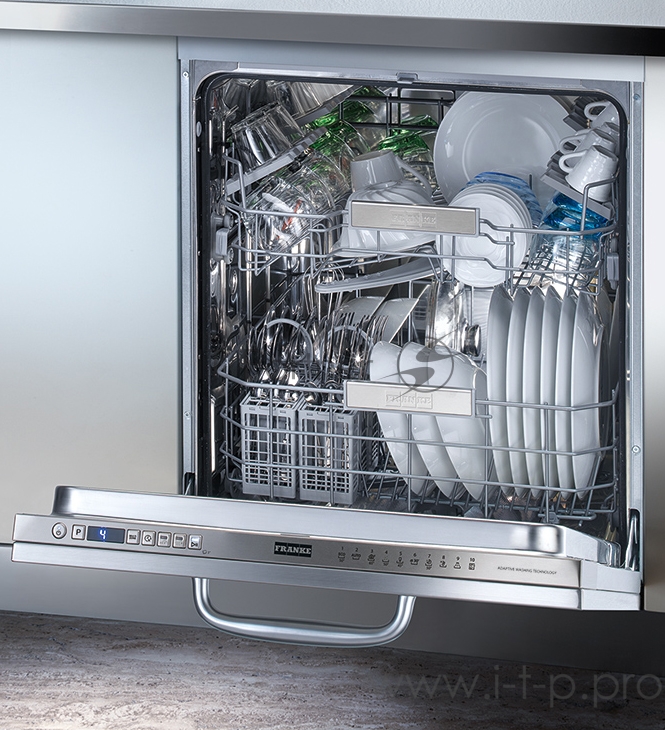 Посудомоечная машина Franke 117.0611.674 Better, Встраиваемая посудомоечная машина FDW 614 D10P DOS C, 60 см, 14 комплектов, 10 программ
