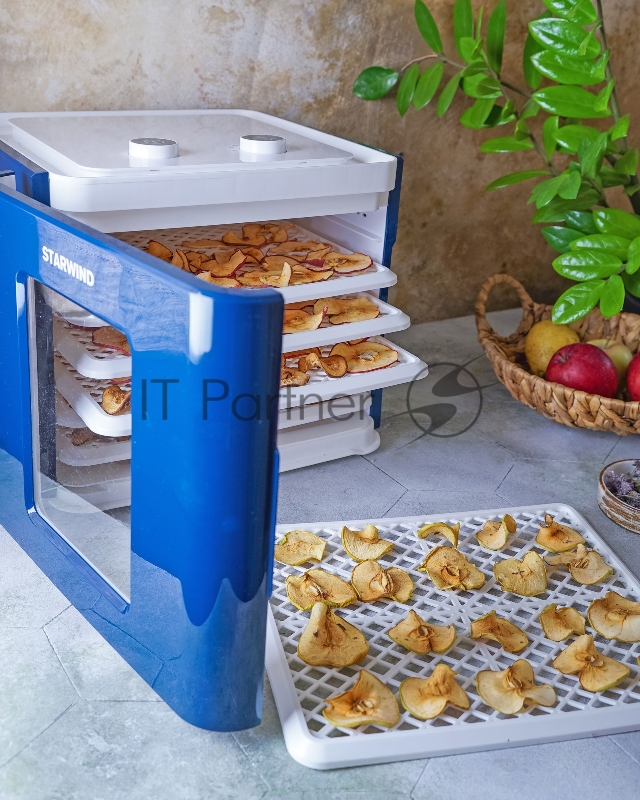 Сушка для фруктов и овощей Starwind SFD6431 6под. 400Вт синий