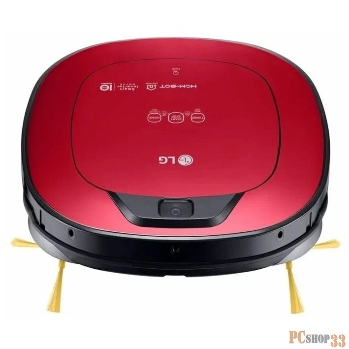 Пылесос-робот LG VRF6670LVT красный/черный