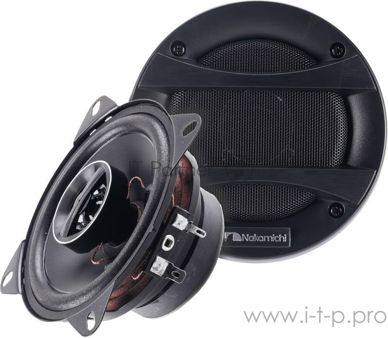 Колонки автомобильные Nakamichi NSE-1018R 130Вт 4Ом 10см (4дюйм) (ком.:2кол.) коаксиальные двухполосные