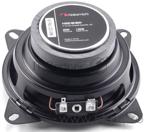 Колонки автомобильные Nakamichi NSE-1018R 130Вт 4Ом 10см (4дюйм) (ком.:2кол.) коаксиальные двухполосные