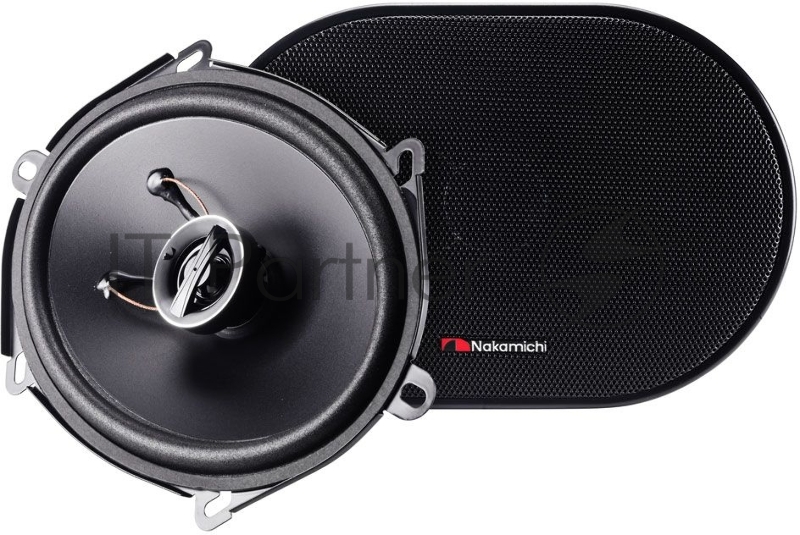 Колонки автомобильные Nakamichi NSE-5718 200Вт 4Ом 13x18см (5x7дюйм) (ком.:2кол.) коаксиальные двухполосные
