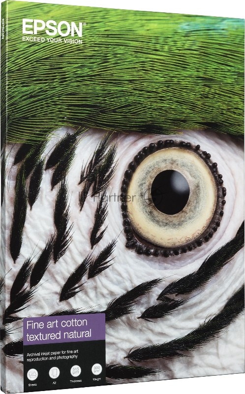 Фотобумага EPSON Fine Art Cotton Textured Natural A2 450283