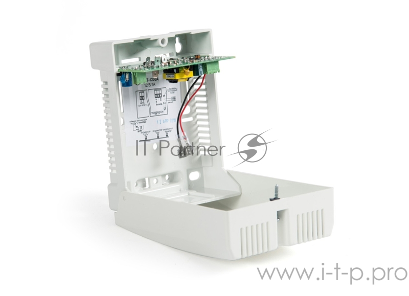 Источник питания СКАТ-1200А, 12В, 1А, корпус пластик под АКБ 1х1,2Ач СС ТР ПБ SKAT-1200A power supply, 12V, 1A, plastic case for battery 1x1.2Ah SS TR PB