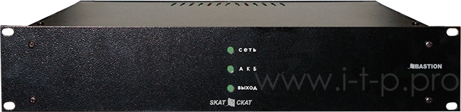 Источник питания СКАТ-1200И7 RACK 12В, 5А, высота 2U под 2 АКБ 7-17 Ач. СС ТР ПБ SKAT-1200I7 RACK power supply 12V, 5A, height 2U for 2 batteries 7-17 Ah. SS TR PB