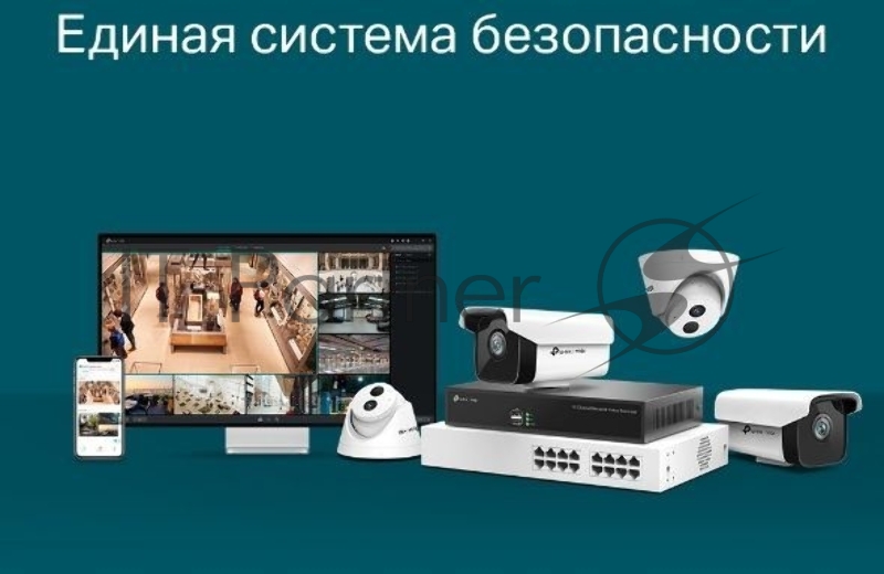 Сетевой видеорегистратор TP-Link VIGI NVR1016H 16 Channel Network Video Recorder