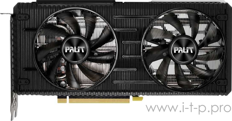 Видеокарта Palit PCI-E 4.0 PA-RTX3060Ti DUAL 8G V1 LHR NVIDIA GeForce RTX 3060Ti 8192Mb 256 GDDR6 1410/14000/HDMIx1/DPx3/HDCP Ret