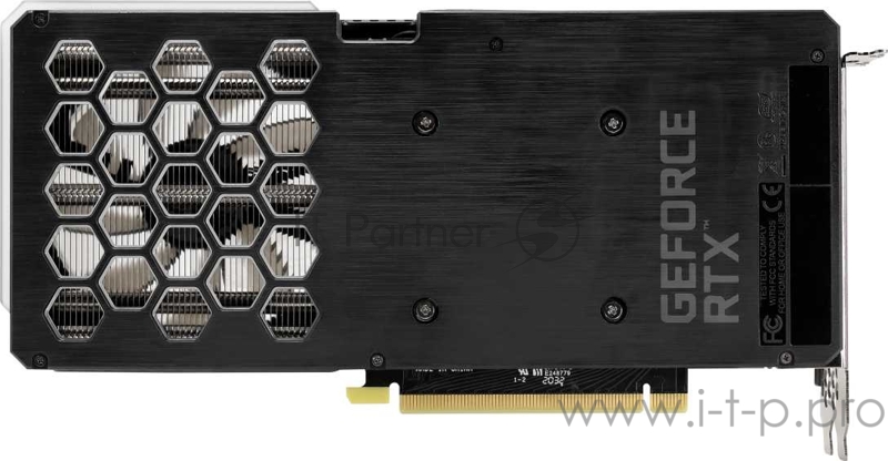 Видеокарта Palit PCI-E 4.0 PA-RTX3060Ti DUAL 8G V1 LHR NVIDIA GeForce RTX 3060Ti 8192Mb 256 GDDR6 1410/14000/HDMIx1/DPx3/HDCP Ret