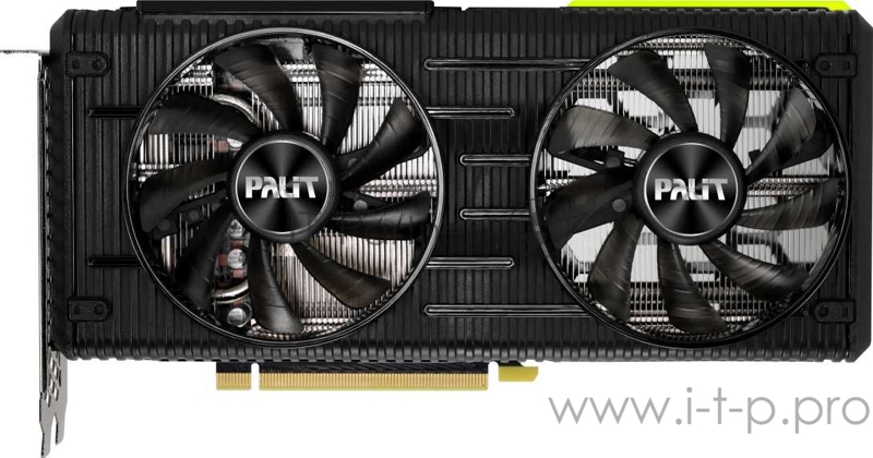 Видеокарта Palit PCI-E 4.0 PA-RTX3060Ti DUAL 8G V1 LHR NVIDIA GeForce RTX 3060Ti 8192Mb 256 GDDR6 1410/14000/HDMIx1/DPx3/HDCP Ret