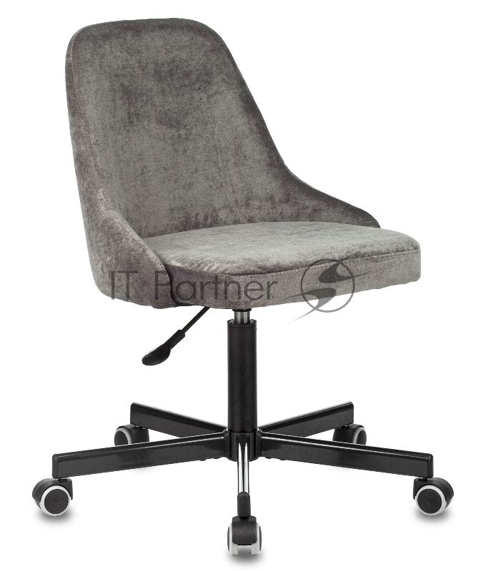 Кресло Бюрократ CH-340M серый Velvet 17 крестовина металл