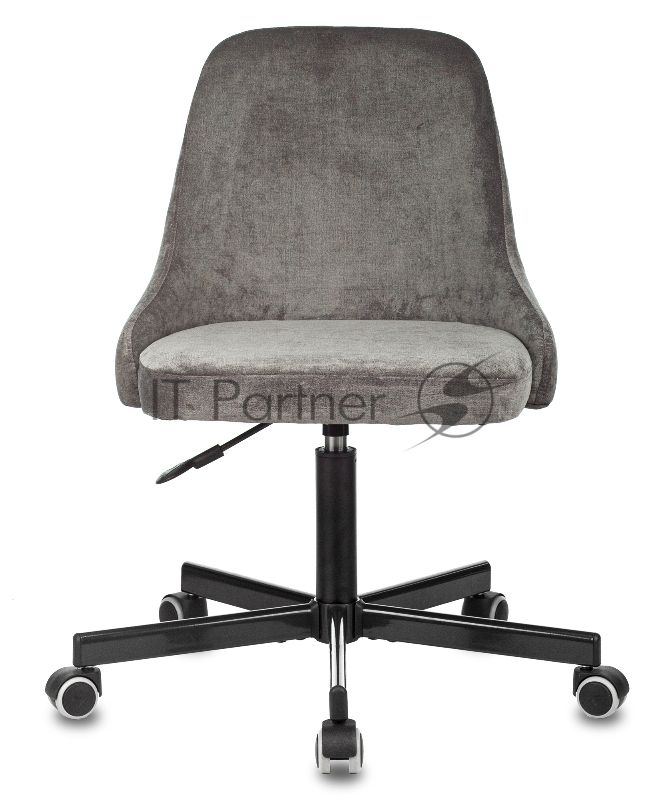 Кресло Бюрократ CH-340M серый Velvet 17 крестовина металл
