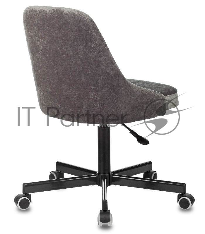 Кресло Бюрократ CH-340M серый Velvet 17 крестовина металл