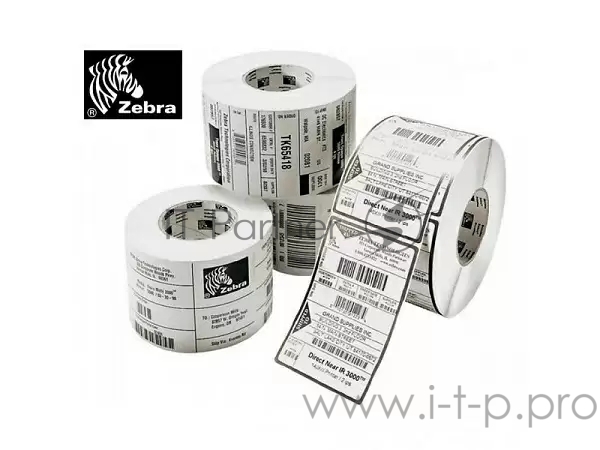 Этикетка, бумага, 55x38мм, прямая печать LABEL, PAPER, 55X38MM DIRECT THERMAL, Z-PERFORM 1000D, UNCOATED, PERMANENT ADHESIVE, 19MM CORE