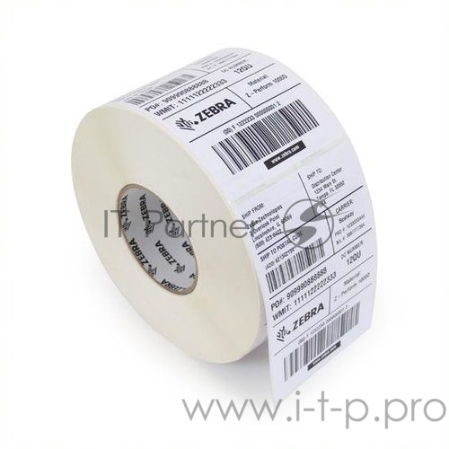 Этикетка, бумага, 76.2х38.1мм, прямая печать Tag, Paper, 76.2x38.1mm Direct Thermal, Z-Perform 1000D 110 Tag, Uncoated, 35mm Core, Perforation and Black Mark