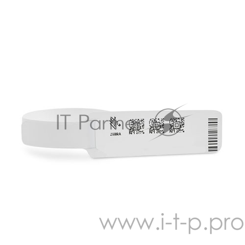 Этикетки в виде браслета полипропилен 25.4х279.4мм красный Wristband, Polypropylene, 1x11in (25.4x279.4mm) Direct thermal, Z-Band Direct, Adhesive closure, 1in (25.4mm) core, 200/roll, 6/box, Red