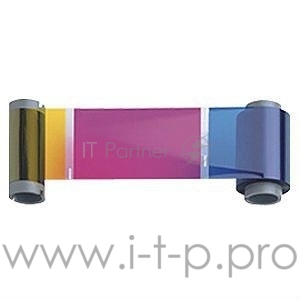 Термотрансферная лента (риббон) Ribbon, Zebra i Series, Color-YMCUvK, 500 Images, Retransfer