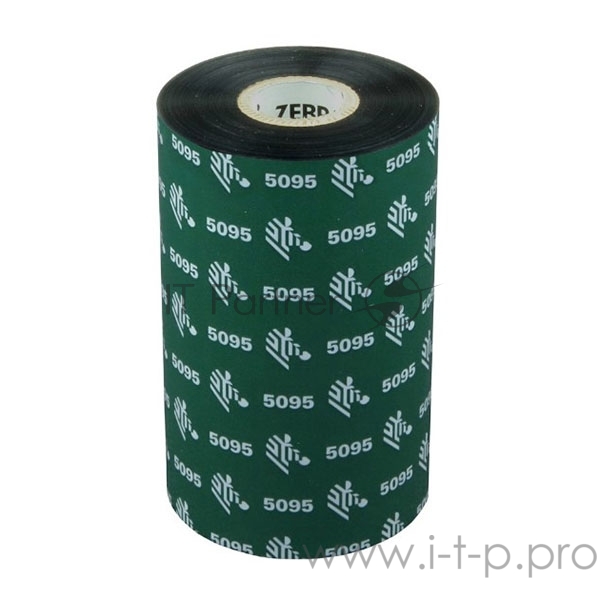 Термотрансферная лента (риббон) Resin Ribbon, 89mmx450m (3.5inx1476ft), 5095 High Performance, 25mm (1in) core, 6/box