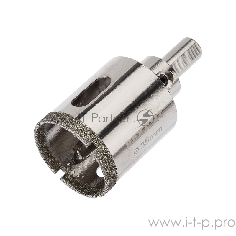 Коронка алмазная 35 мм с центровочным сверлом REXANT