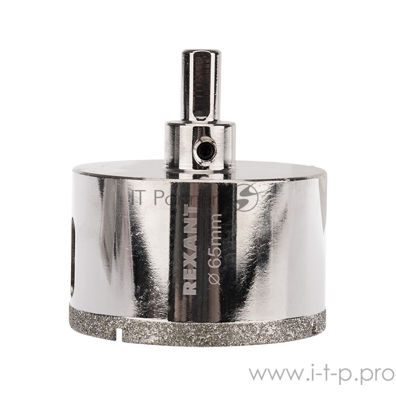 Коронка алмазная 65 мм с центровочным сверлом REXANT