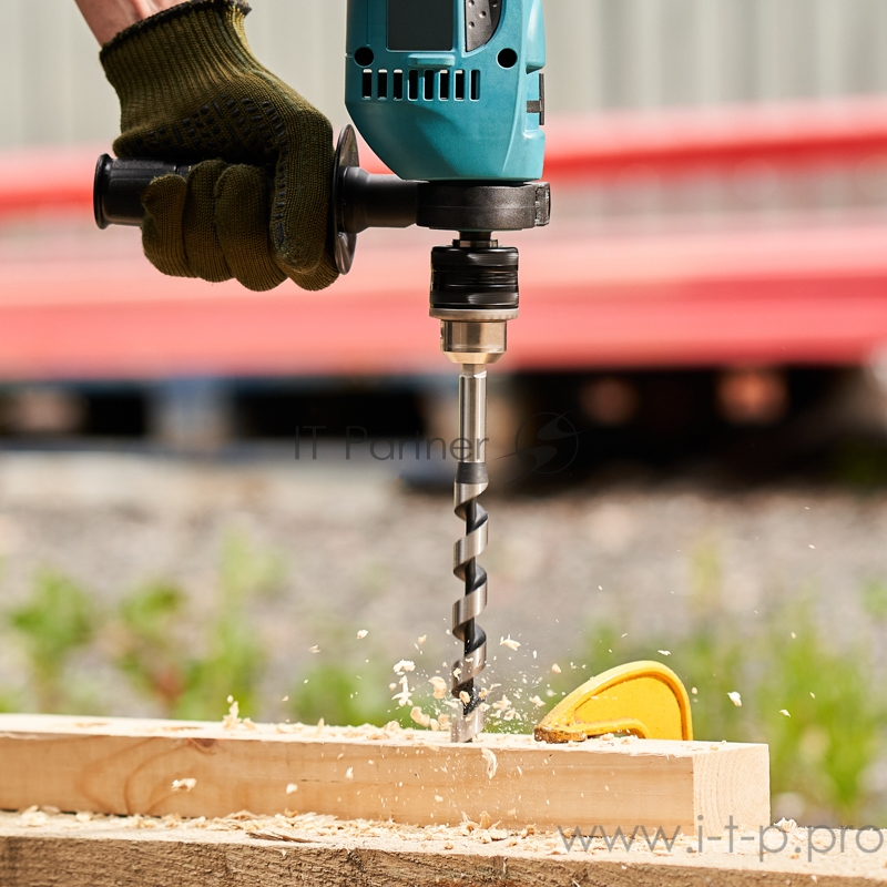 Сверло винтовое по дереву 16х230 мм (шестигранный хвостовик) REXANT