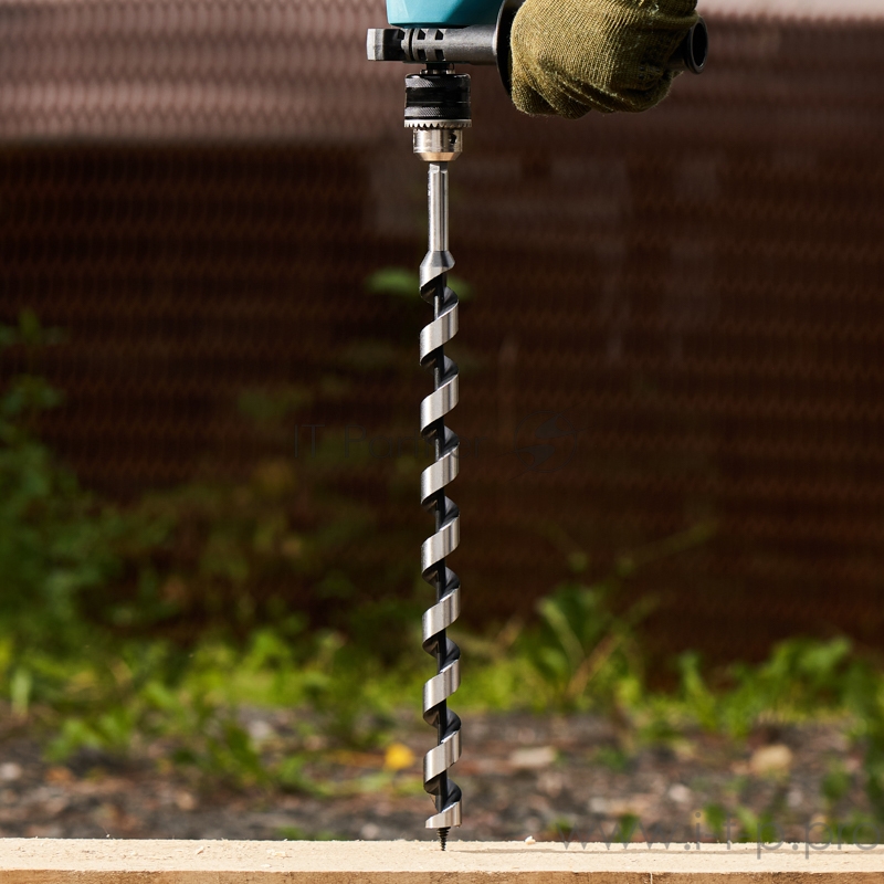 Сверло винтовое по дереву 24х460 мм (шестигранный хвостовик) REXANT