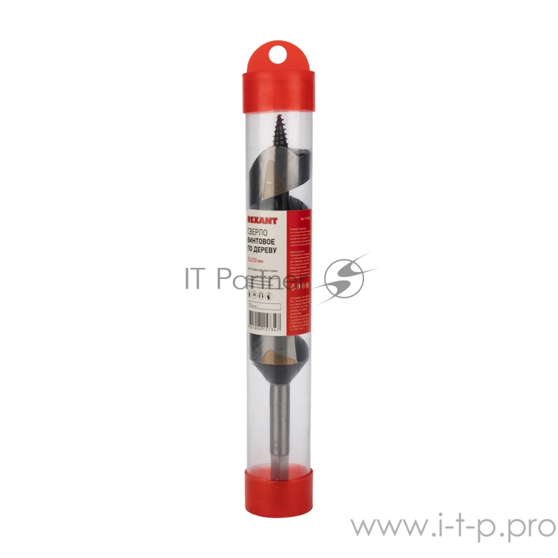 Сверло винтовое по дереву 35х230 мм (шестигранный хвостовик) REXANT