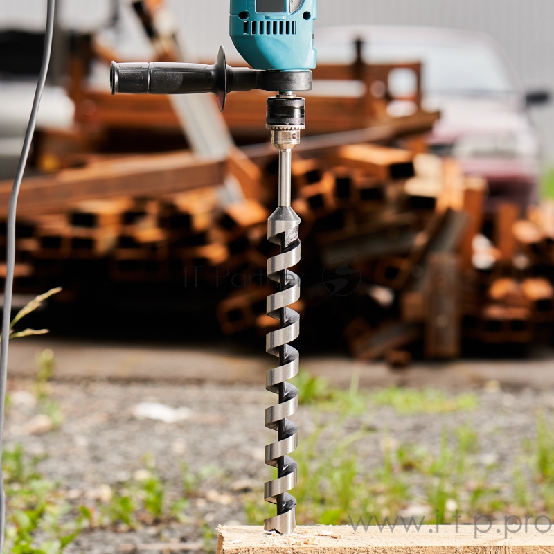 Сверло винтовое по дереву 35х460 мм (шестигранный хвостовик) REXANT