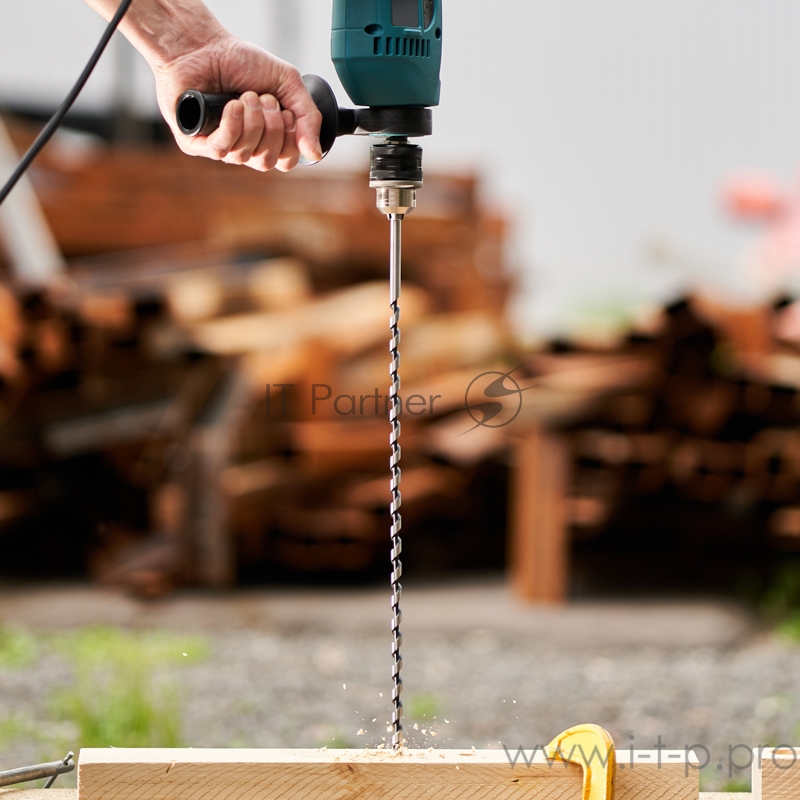 Сверло винтовое по дереву 8х460 мм (шестигранный хвостовик) REXANT