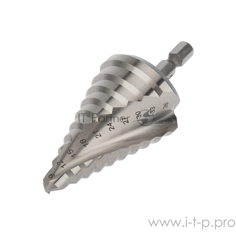 Сверло по металлу ступенчатое 9,0-36,0 мм «ТИТАН» Kranz