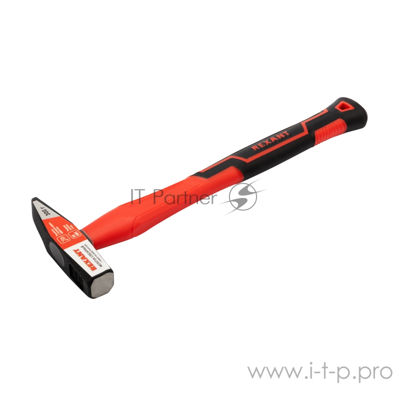 Молоток слесарный REXANT с фибергласовой рукояткой 300 г