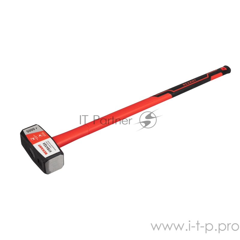 Кувалда REXANT с фибергласовой обрезиненной рукояткой 5000 г