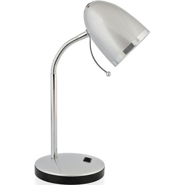Camelion Настольные светильники Camelion KD-308 C03 серебро (Светильник настольный,230V 40W E27)