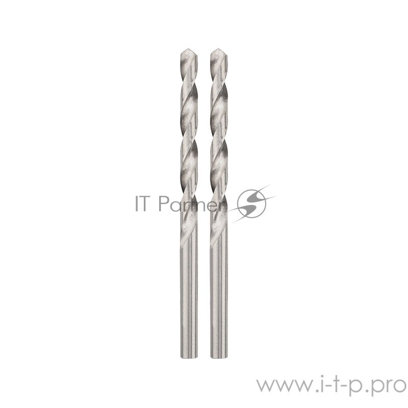 Сверло по металлу 1,0 мм HSS (2 шт. в упаковке) DIN 338 REXANT