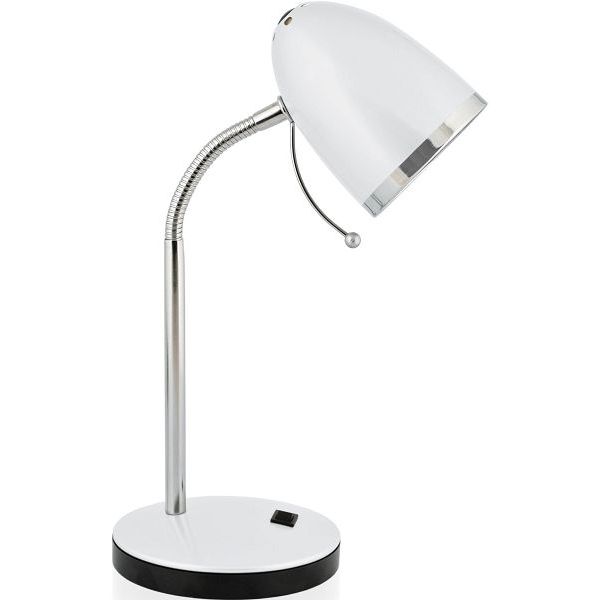 Camelion Настольные светильники Camelion KD-308 C01 белый (Светильник настольный,230V 40W E27)
