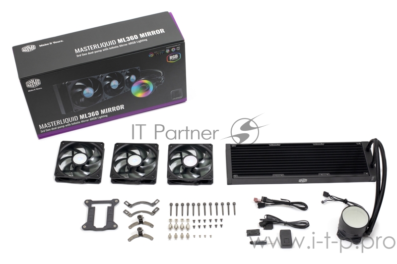 Система охлаждения Cooler Master MasterLiquid ML360 Mirror