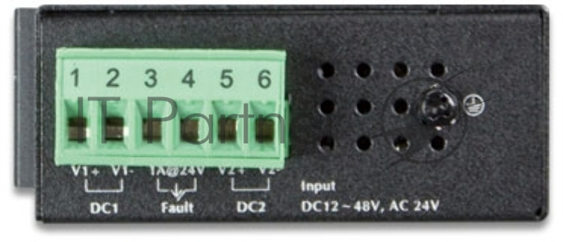 Индустриальный неуправляемый коммутатор Planet IGS-500T IP30 Compact size 5-Port 10/100/1000T Gigabit Ethernet Switch (-40~75 degrees C)