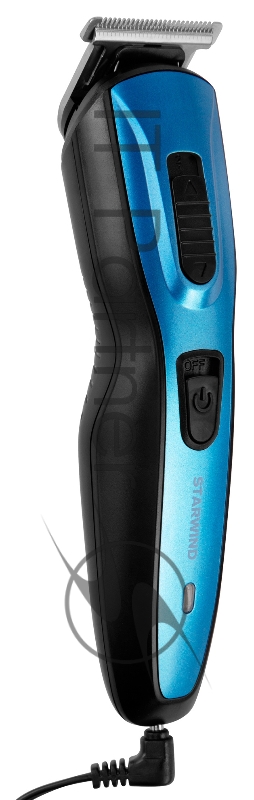 Машинка для стрижки Starwind SHC 4379 синий/черный 3Вт (насадок в компл:8шт)
