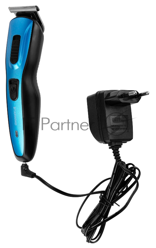 Машинка для стрижки Starwind SHC 4379 синий/черный 3Вт (насадок в компл:8шт)