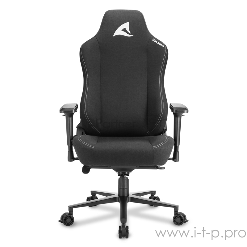 Игровое кресло чёрное Sharkoon Skiller SGS40 fabric (ткань, 4D, газлифт 4 кл.)