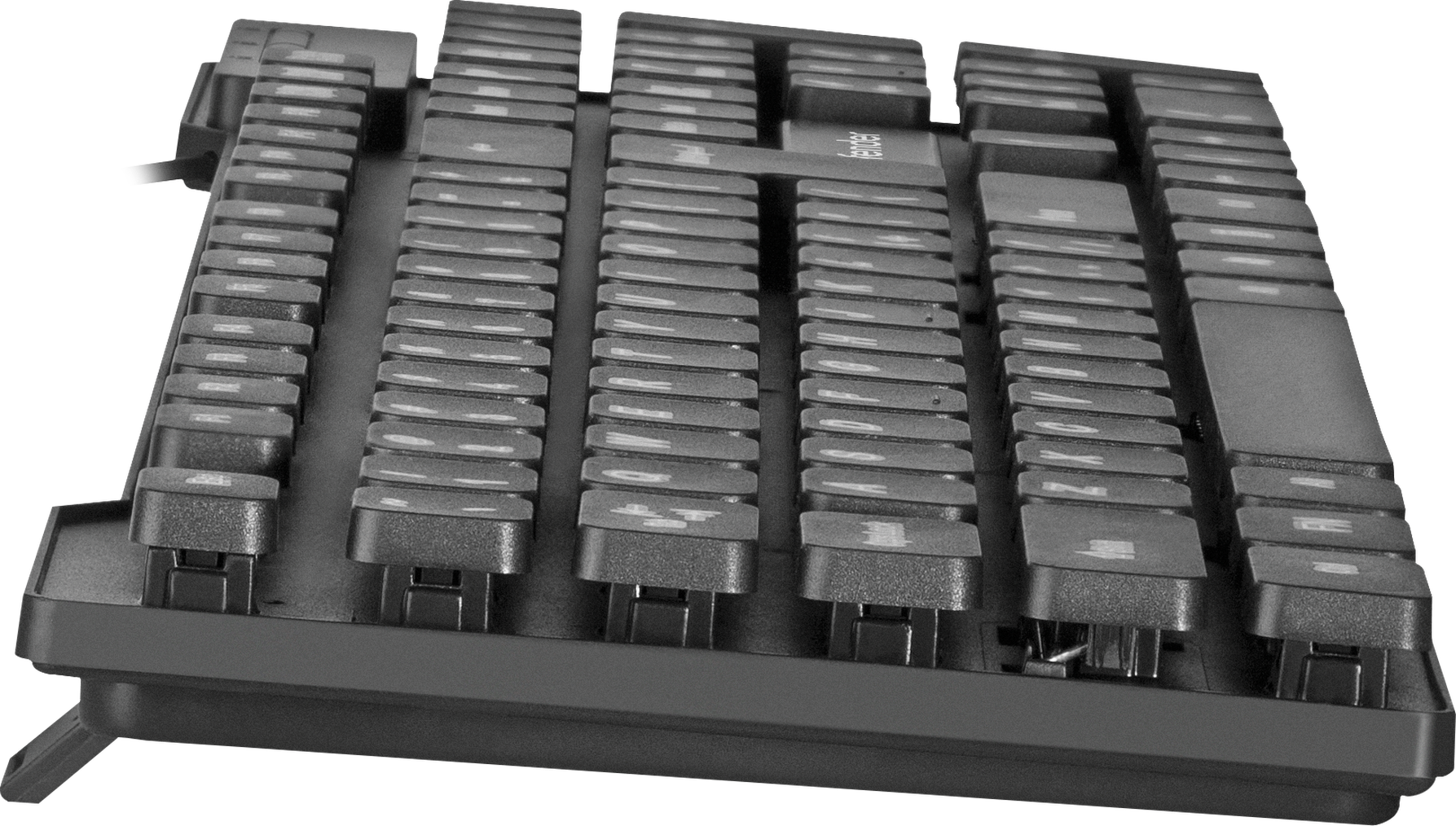 Клавиатура Defender Element HB-190 USB RU 45190 {Клавиатура проводная },черный,полноразмерная