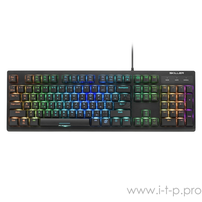 Игровая клавиатура Sharkoon Shark Skiller Mech SGK30 (Kailh blue switches, RGB подсветка, USB)