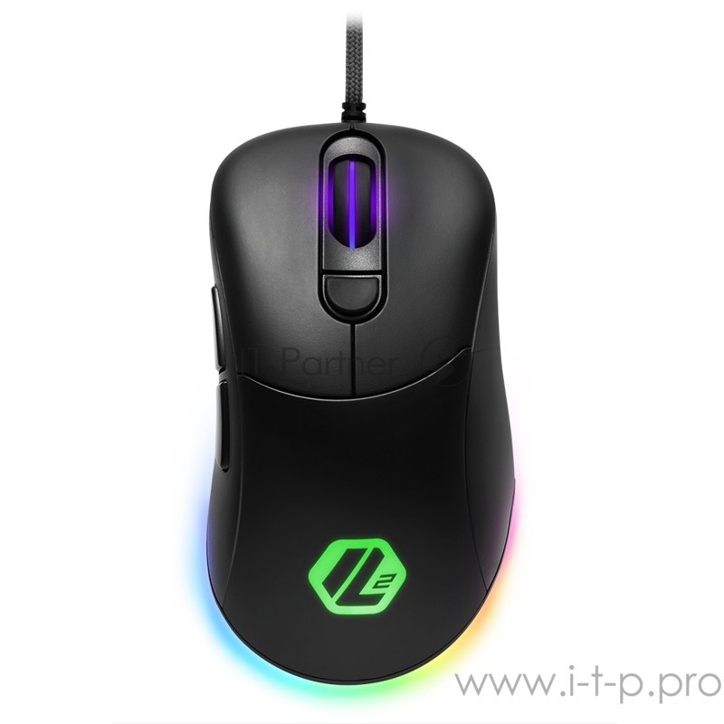 Игровая мышь Sharkoon Light2 100 (PixArt PMW 3325, 6 кнопок, 5000 dpi, USB, RGB подсветка)