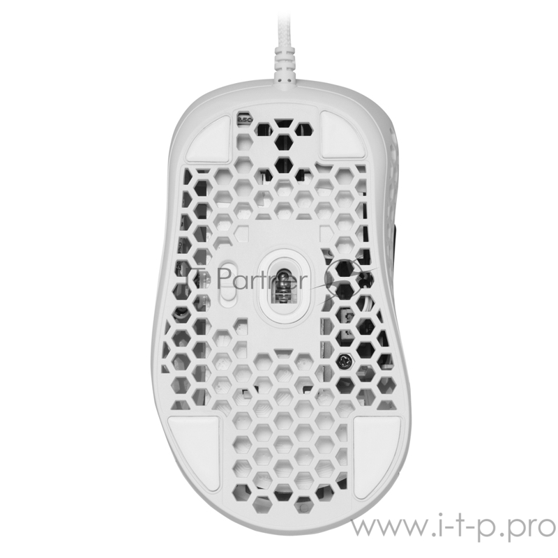 Игровая мышь белая Sharkoon Light2 200 (PixArt PMW 3389, 6 кнопок, 16000 dpi, USB, RGB подсветка)