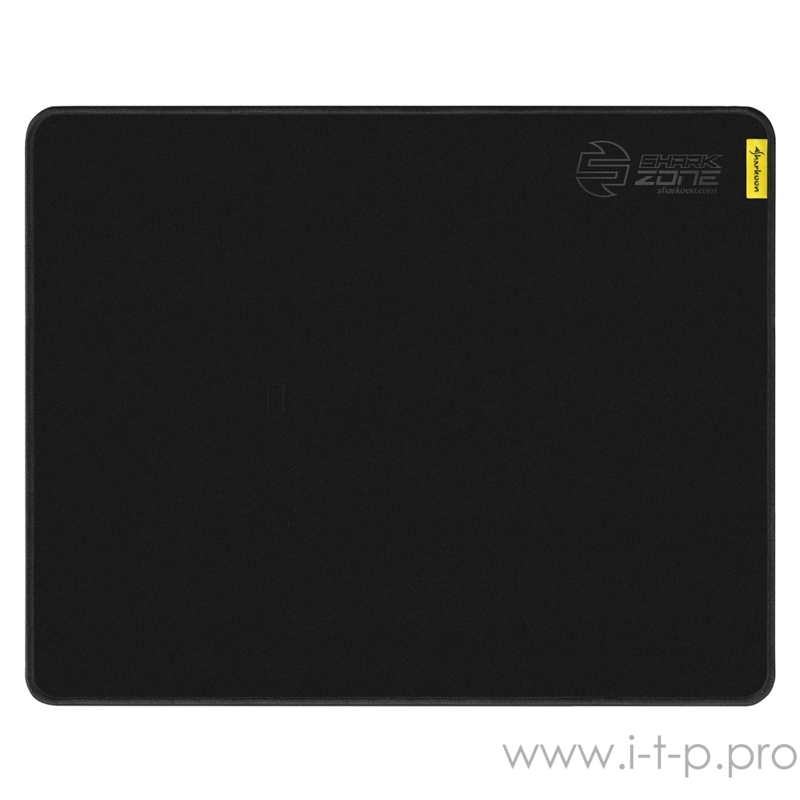 Игровой коврик для мыши чёрный Sharkoon Shark Zone P40 XL (444 x 355 x 2,5 мм, обмётка, текстиль, резина)