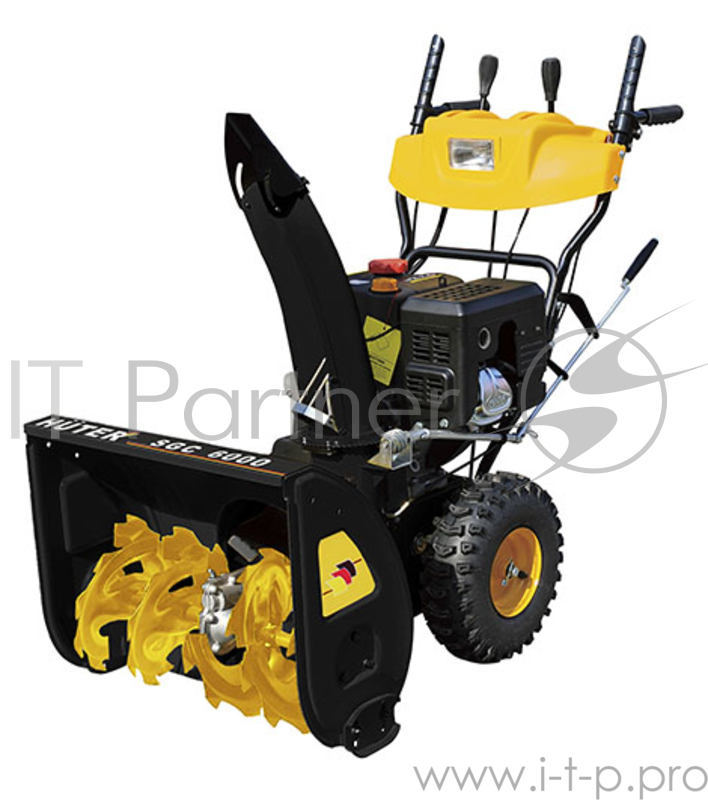 Снегоуборочная техника Huter SGC 6000 70/7/7 Снегоуборщик { бензо, 8 л/с, Скорости.-6/2, Захват шир/выс-62/54см., 85кг., Бак 3,6л., светодиод фара, стартер от сети 220В, подогрев ручек }