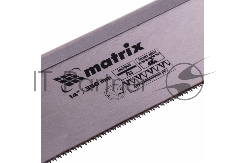 Пила MATRIX по дереву обушковая для стусла, 350 мм, двухкомпонентная рукоятка// 23148
